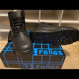 Brand new steel toe boots, 10W